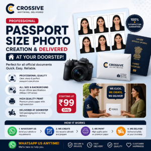 Passport Size Photo AT Door Step